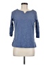 L.L.Bean Blue 3/4 Sleeve Top Size M-R - photo 1