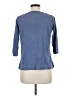 L.L.Bean Blue 3/4 Sleeve Top Size M-R - photo 2