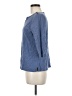 L.L.Bean Blue 3/4 Sleeve Top Size M-R - photo 5