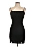 Morning Mist Solid Black Cocktail Dress Size 12 - photo 1