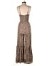 Japna 100% Rayon Animal Print Brown Jumpsuit Size S - photo 2
