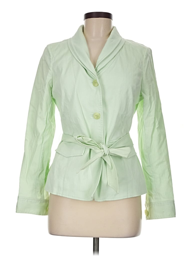 Pre-owned Doncaster Collection Blazer Jacket In Green