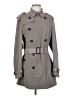 Banana Republic 100% Polyester Gray Trenchcoat Size S - photo 1