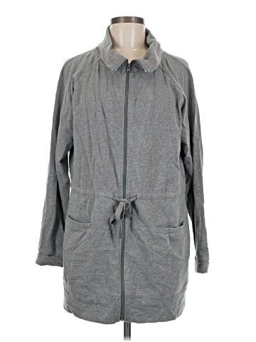 Ann Taylor LOFT Outlet Zip Up Hoodie (view 1)