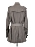 Banana Republic 100% Polyester Gray Trenchcoat Size S - photo 2