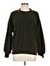 Unbranded 100% Polyester Solid Green Pullover Sweater Size M - photo 1