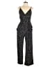 Kaileigh Polka Dots Black Jumpsuit Size L - photo 1