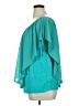 Alyx 100% Polyester Teal Short Sleeve Blouse Size 0X - photo 5