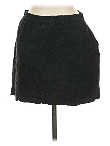 Stan Herman Faux Leather Skirt (view 2)