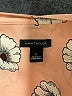 Ann Taylor 100% Polyester Print Orange Long Sleeve Blouse Size L - photo 7