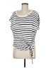 Lovestitch Silver Short Sleeve Top Size M - photo 1