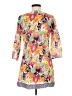 Boden Print Yellow Orange Casual Dress Size 6 - photo 2