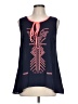 ING Blue Sleeveless Blouse Size L - photo 1