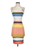 Papaya Color Block Yellow Casual Dress Size S - photo 1