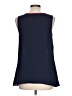 ING Blue Sleeveless Blouse Size L - photo 2