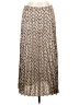 Lush Animal Print Tan Casual Skirt Size L - photo 1