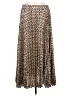 Lush Animal Print Tan Casual Skirt Size L - photo 2