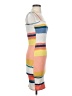 Papaya Color Block Yellow Casual Dress Size S - photo 4
