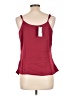 Papermoon 100% Polyester Burgundy Sleeveless Top Size L - photo 2