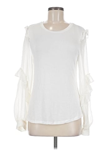 Generation Love Long Sleeve Silk Top (view 1)