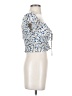 Blush 100% Polyester Blue Short Sleeve Top Size S - photo 4