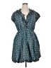 Torrid Paisley Teal Casual Dress Size 14 - photo 1