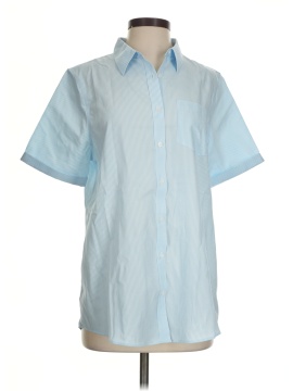 Lands' End Short Sleeve Button Down Shirt