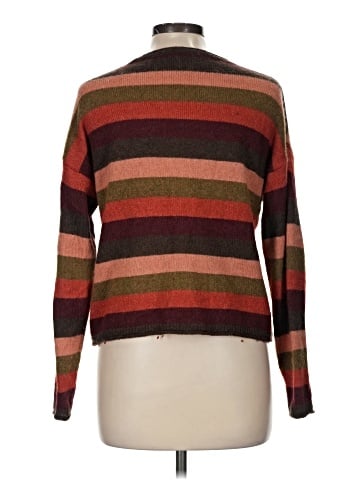 Madewell Chelsea Pocket Pullover Sweater in Multi-Stripe (view 2)