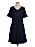 Unbranded Solid Blue Casual Dress Size S - photo 1