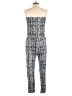 Ambiance Graphic Gray Jumpsuit Size L - photo 2