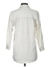Stradivarius Solid Ivory Long Sleeve Button-Down Shirt Size M - photo 2
