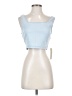 iris Blue Sleeveless Top Size S - photo 1