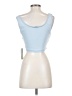 iris Blue Sleeveless Top Size S - photo 2