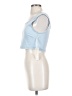 iris Blue Sleeveless Top Size S - photo 5