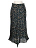 BCBGeneration 100% Polyester Animal Print Teal Casual Skirt Size 4 - photo 1