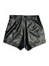 NONchalant 100% Polyester Metallic Black Shorts Size M - photo 2