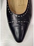 Prada 100% Leather Black Vintage Leather heels Size EU 36 1/2 - photo 3