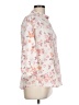 Woolrich Floral Ivory 3/4 Sleeve Blouse Size L (estimated) - photo 4