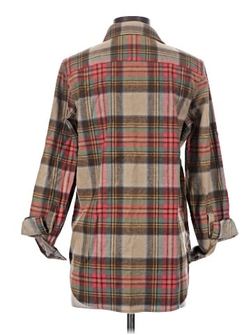 L.L.Bean 3/4 Sleeve Button-Down Shirt (view 2)