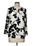 Daniel Rainn Floral Ivory 3/4 Sleeve Blouse Size M - photo 1