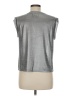 Porridge Metallic Silver Short Sleeve Top Size Med (2) - photo 2