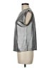Porridge Metallic Silver Short Sleeve Top Size Med (2) - photo 5