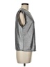 Porridge Metallic Silver Short Sleeve Top Size Med (2) - photo 4