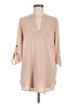 Lush 100% Polyester Tan 3/4 Sleeve T-Shirt Size M - photo 1