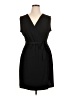 Apt. 9 Solid Black Cocktail Dress Size XL - photo 1