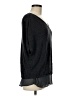 Nic + Zoe Black Pullover Sweater Size M - photo 4