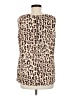 CAbi 100% Polyester Animal Print Ivory Sleeveless Blouse Size M - photo 2