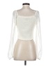 Lulus 100% Polyester Ivory Long Sleeve Blouse Size S - photo 2