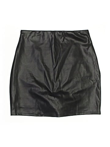 Popilush Faux Leather Skirt (view 2)