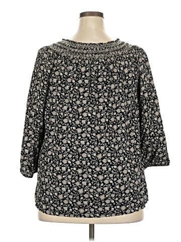 J.Jill 3/4 Sleeve Blouse (view 2)